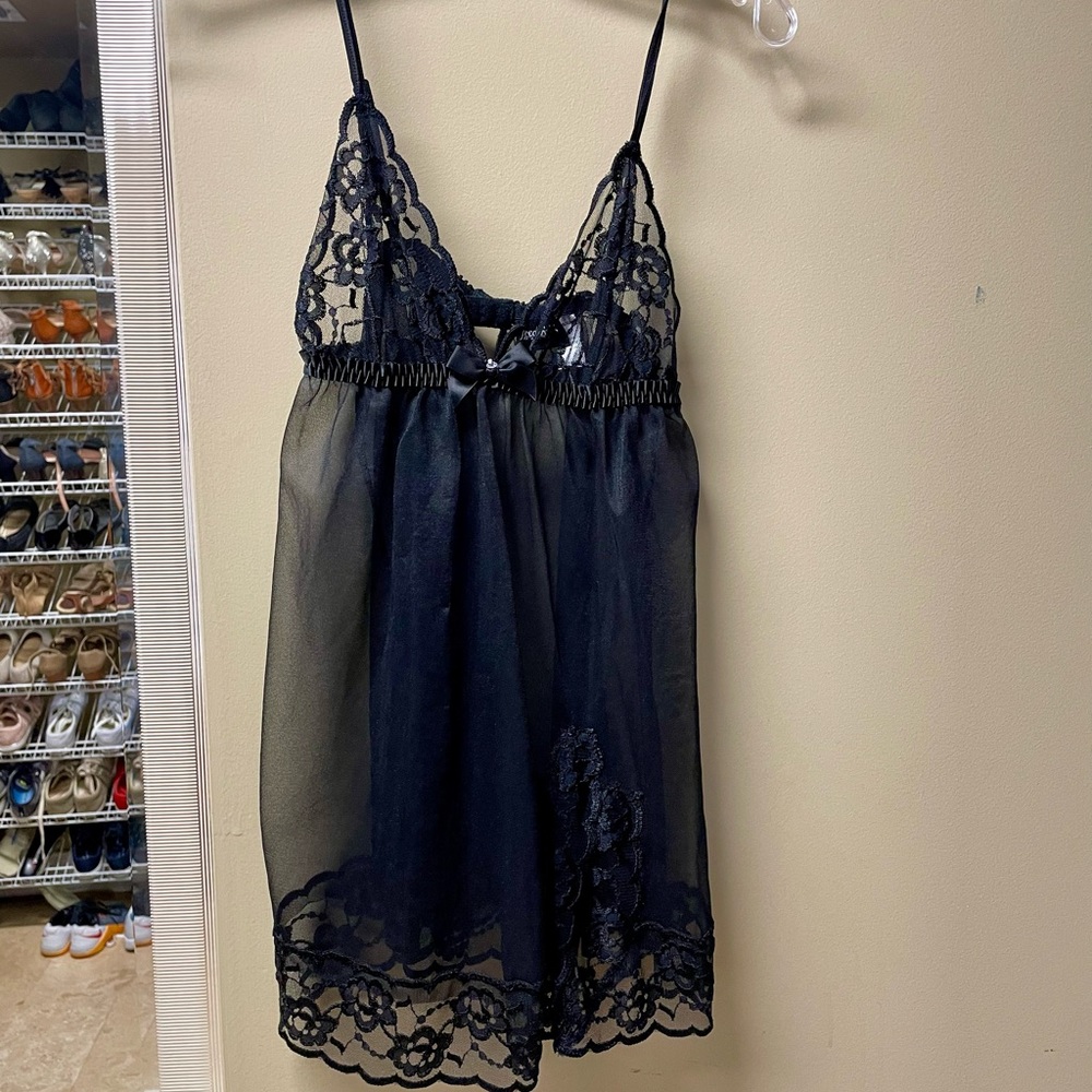 Fredericks of Hollywood Medium Black Babydoll